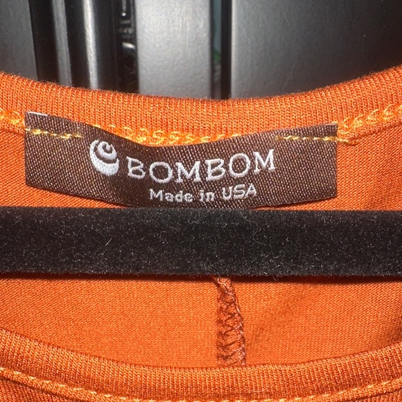 Bonbon XL Chic Long Sleeve Orange Dress - Picture 2 of 4